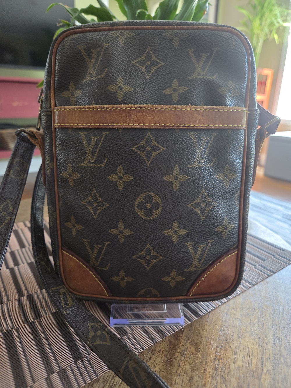 Louis Vuitton Brown Monogram Danube Canvas Crossbody Bag